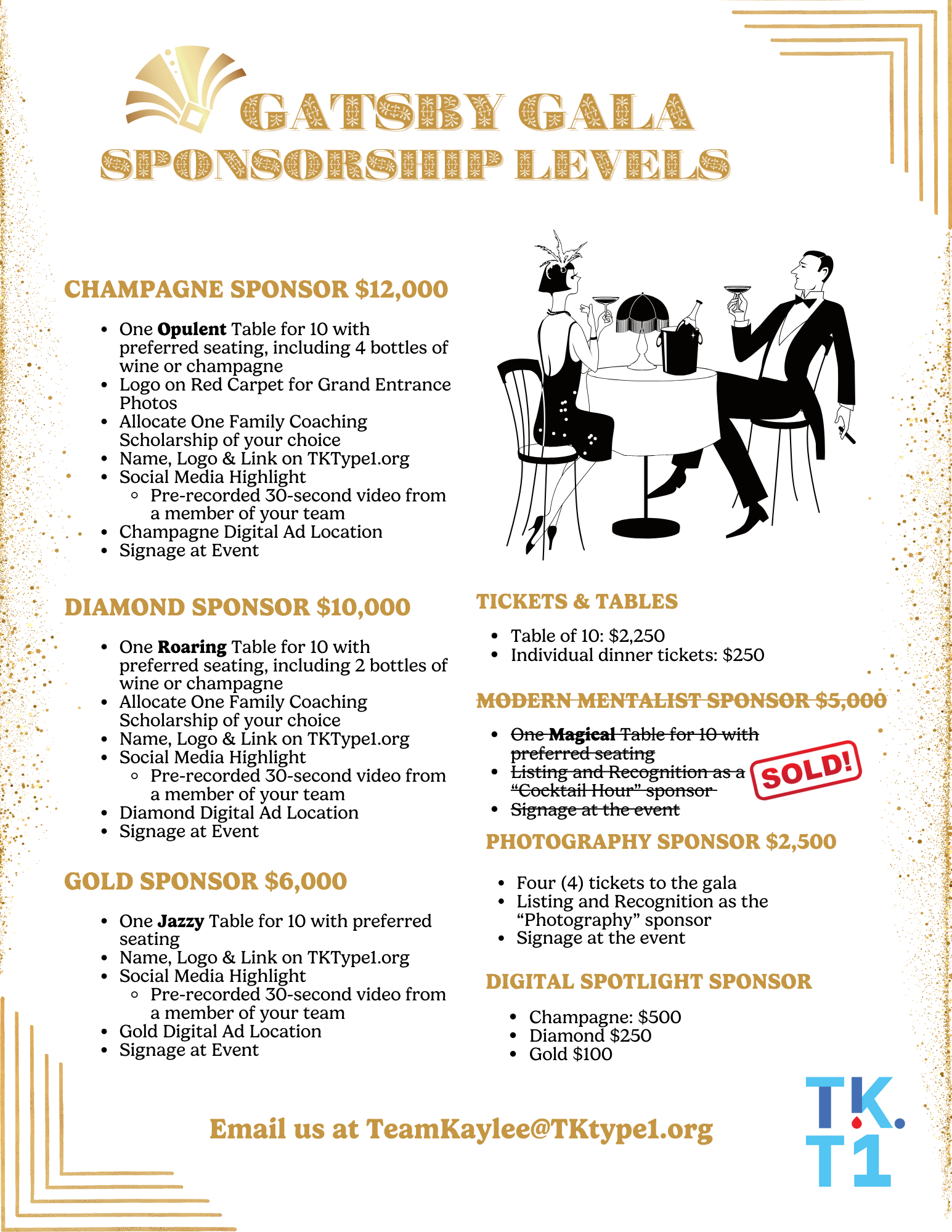 Gala Sponsorship